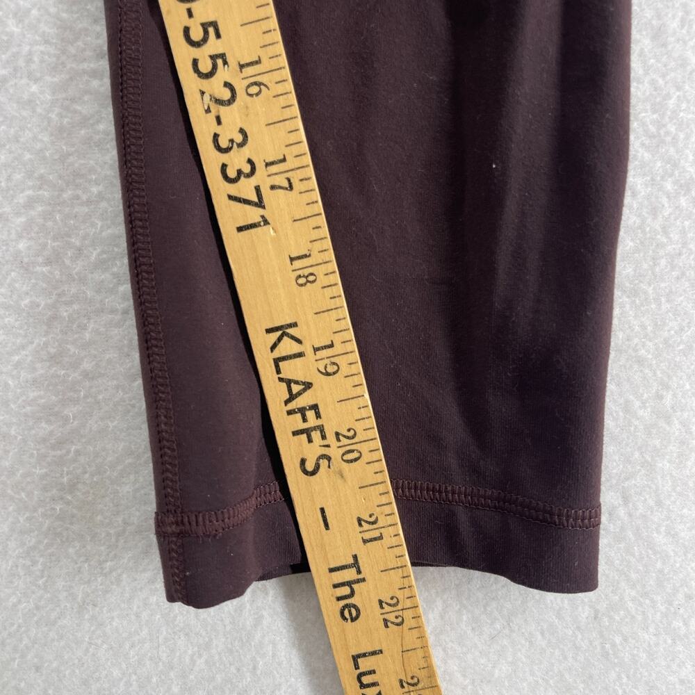 LULULEMON Leggings 6 Align Cropped High Rise Running Training Yoga Stretch Brown - Picture 10 of 12